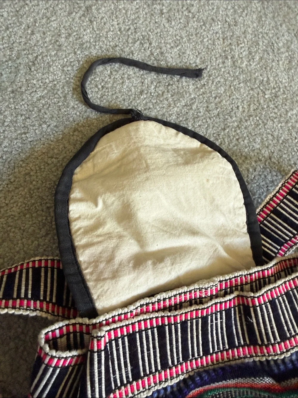Bohemian Multicolor Woven Backpack